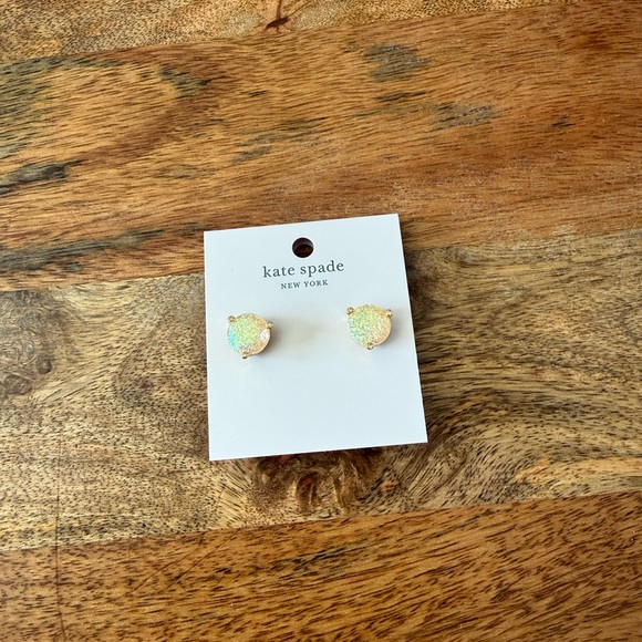 Brand new kate spade opal glitter earrings - Picture 7 of 9